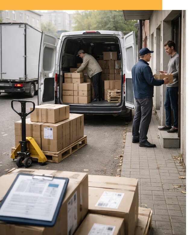 Доставка грузов от двери до двери с таможней от 46530 руб.