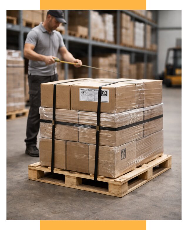Упаковка и паллетирование грузов от 3619 р. | СетСервис-Рск