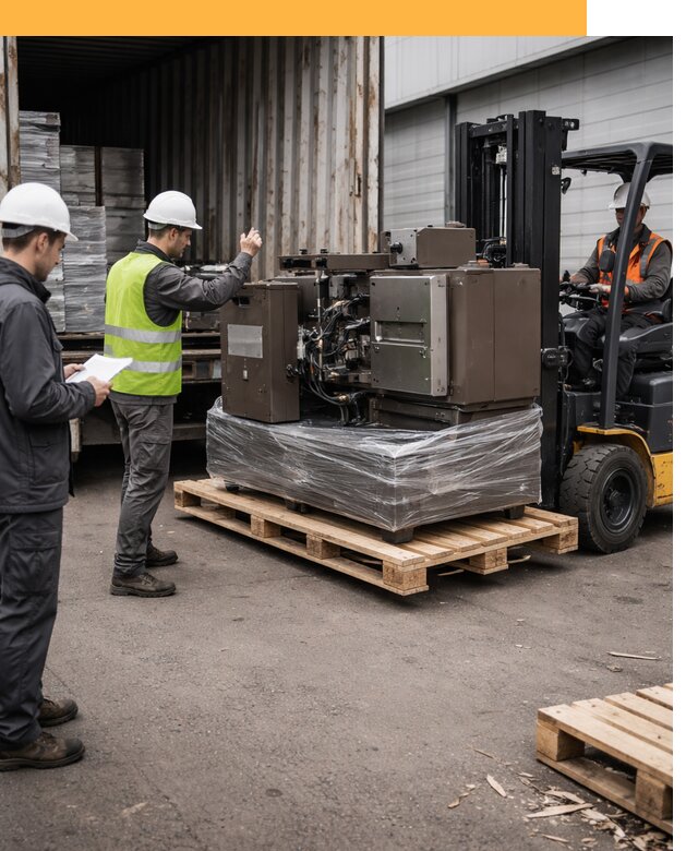 Доставка промышленного оборудования из Европы от 46530