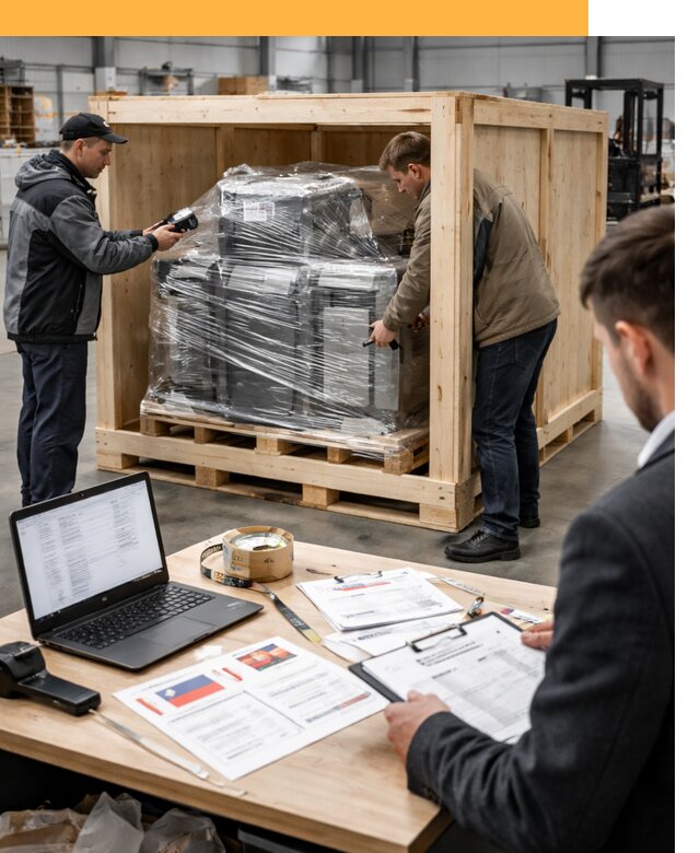 Доставка промышленного оборудования из США от 67210 руб