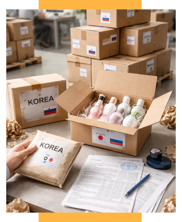 Доставка косметики из Кореи от 8789 р. под ключ | СетСервис-Рск
