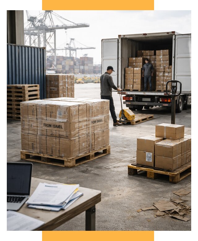 Доставка грузов из Израиля от 15510 р., логистика от СетСервис-Рск