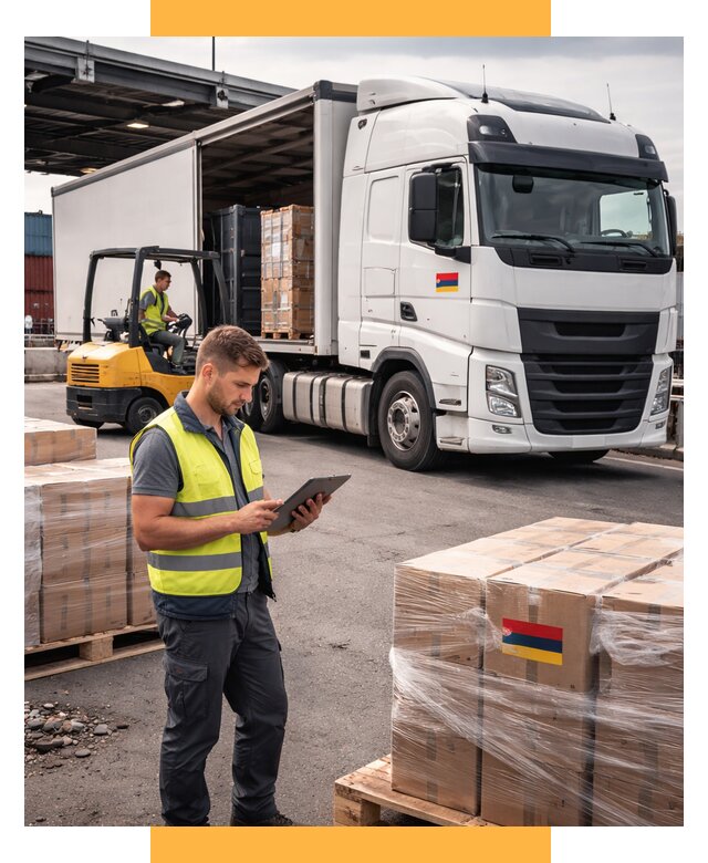 Автоперевозки из Армении от 98230 р. — услуги СетСервис-Рск