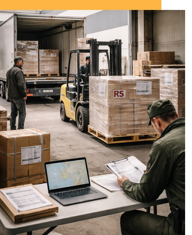 Доставка грузов в Сербию от 46530 руб, международные перевозки