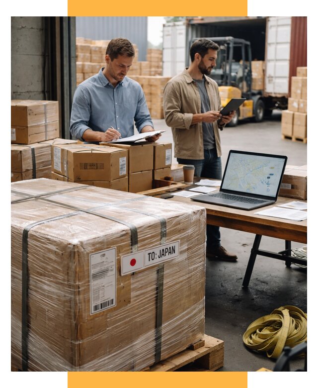 Доставка грузов в Японию от 25850 р., логистика СетСервис-Рск