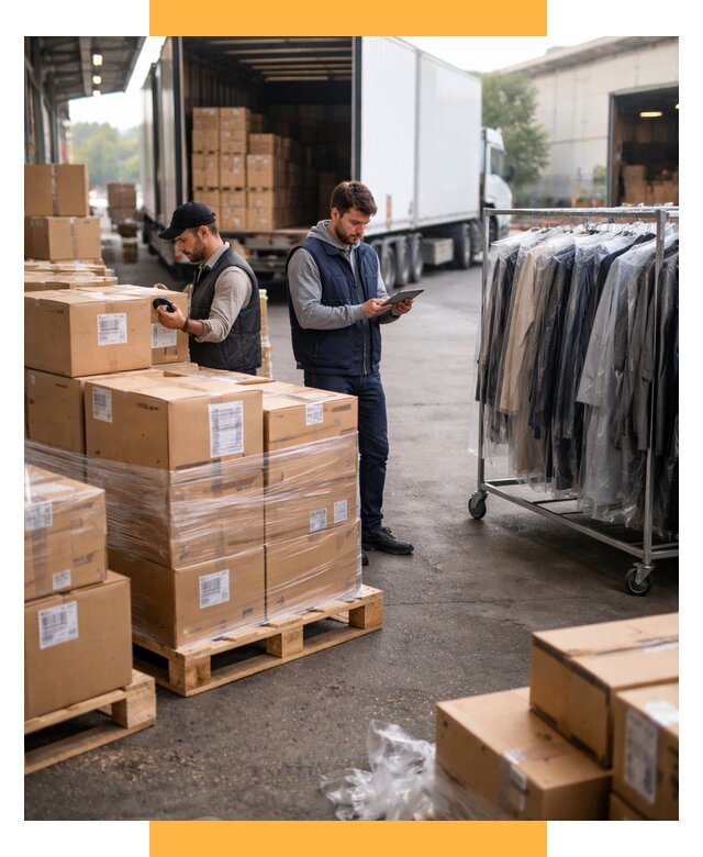 Перевозка и доставка одежды из Китая от 7755 р., СетСервис-Рск