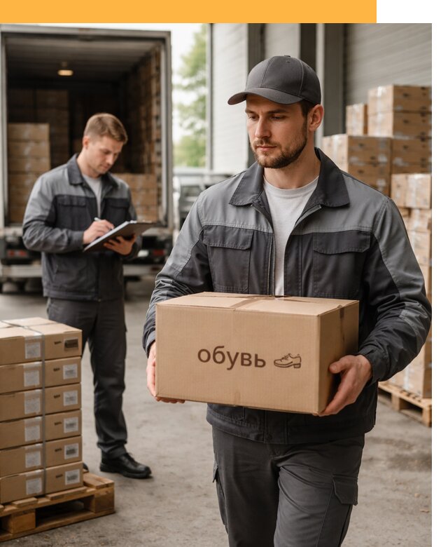 Международная перевозка обуви с таможенным оформлением от 4653