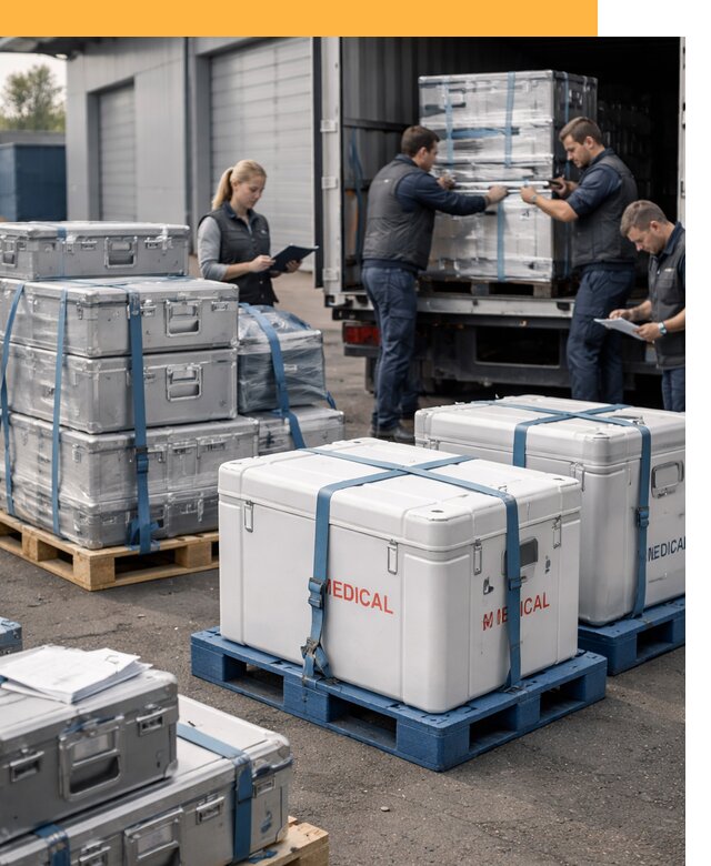 Перевозка медицинского оборудования по всему миру от 15510 руб