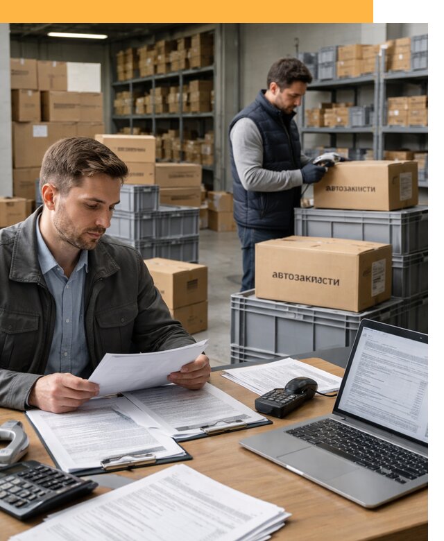 Таможенное оформление автозапчастей по выгодным тарифам от 8789