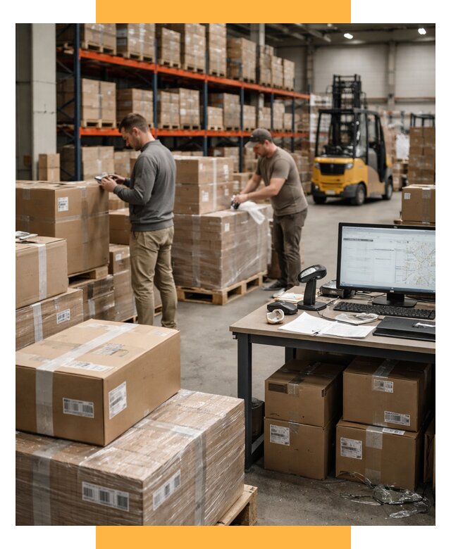 Склад консолидации в Европе от 6721 р., услуги СетСервис-Рск