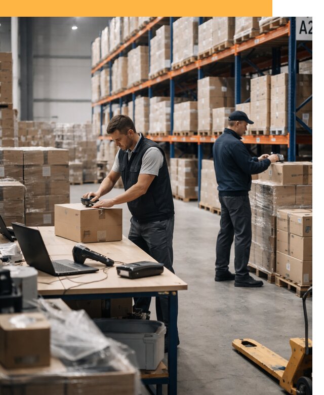 Склад консолидации в Европе: хранение, сортировка от 6721